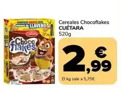 Supeco Cuétara - cereales chocoflakes oferta