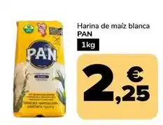 Supeco Pan - harina de maiz blanca oferta
