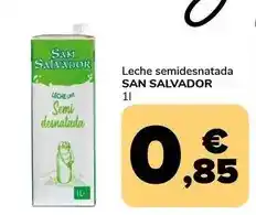 Supeco San salvador - leche semidesnatada oferta