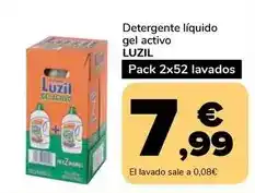 Supeco Luzil - detergente liquido gel activo oferta