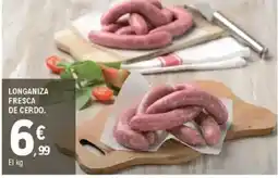 E.Leclerc Longaniza fresca de cerdo oferta