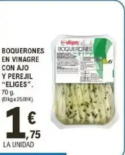 E.Leclerc IFA ELIGES Boquerones en vinagre con ajo y perejil oferta