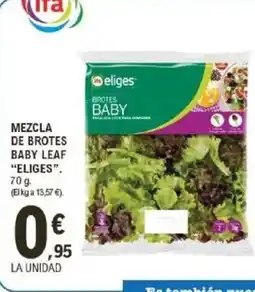 E.Leclerc IFA ELIGES Mezcla de brotes baby leaf oferta