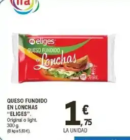 E.Leclerc IFA ELIGES Queso fundido en lonchas oferta
