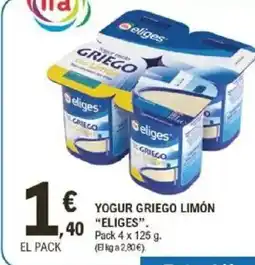 E.Leclerc IFA ELIGES Yogur griego limón oferta
