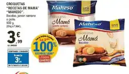 E.Leclerc MAHESO Croquetas "recetas de mama" oferta