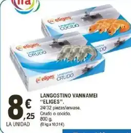 E.Leclerc IFA ELIGES Langostino vannamei oferta