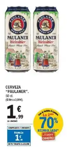 E.Leclerc PAULANER Cerveza oferta