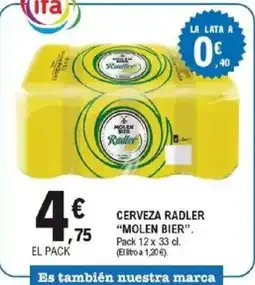 E.Leclerc MOLEN BIER Cerveza radler oferta