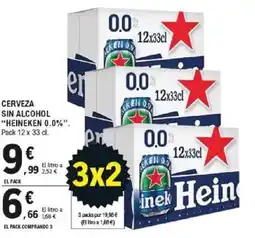 E.Leclerc HEINEKEN 0.0% Cerveza sin alcohol oferta