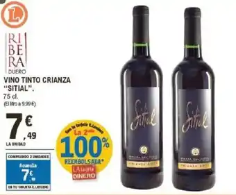 E.Leclerc SITIAL Vino tinto crianza oferta