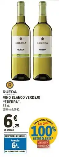 E.Leclerc EDERRA Vino blanco verdejo oferta