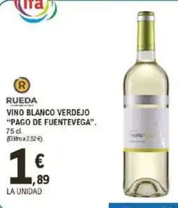 E.Leclerc PAGO DE FUENTEVEGA Vino blanco verdejo oferta