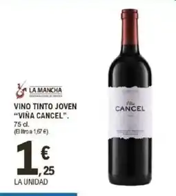 E.Leclerc VIÑA CANCEL Vino tinto joven oferta
