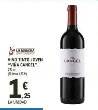 E.Leclerc VIÑA CANCEL Vino tinto joven oferta