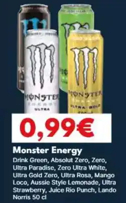 Cash Unide Monster - energy oferta