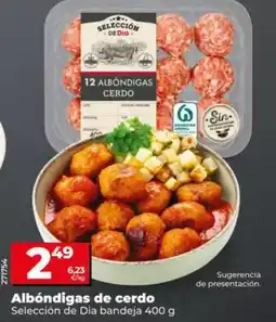 Dia Seleccion de dia - albóndigas de cerdo oferta
