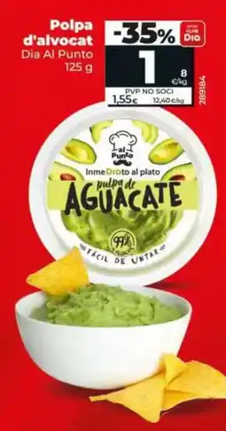 Dia Dia al punto - pulpa de aguacate oferta