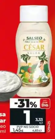 Dia Dia salseo - salsa césar 300 ml oferta