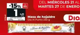 Dia Dia al punto - masa de hojaldre 230 g oferta