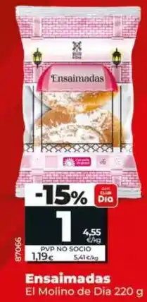 Dia El molino de dia - ensaimadas 220 g oferta