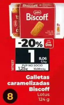 Dia Lotus - galletas caramelizadas biscoff 124 g oferta