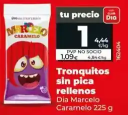 Dia Dia marcelo caramelo - tronquitos sin pica rellenos 225 g oferta