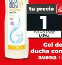 Dia Gel de ducha con avena 1 l oferta