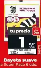 Dia Dia super paco - bayeta suave 6 uds oferta