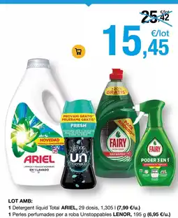 BonpreuEsclat Ariel - detergent líquid total oferta