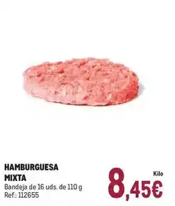 Makro Hamburguesa mixta oferta