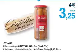 BonpreuEsclat La selva - barreta de pa cristalino oferta