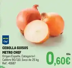 Metro chef - cebolla guisos