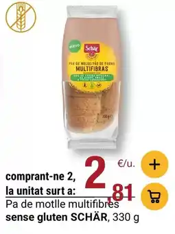 BonpreuEsclat Schär - pa de motlle multifibrès sense gluten oferta