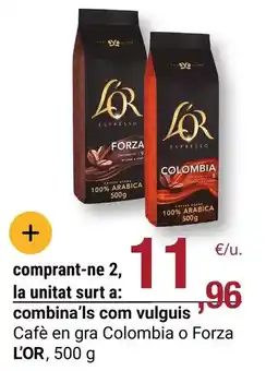 BonpreuEsclat L'or - café en gra colombia o forza oferta