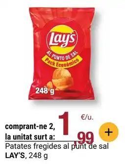 BonpreuEsclat Lay's - patates fregides al punt de sal oferta