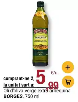 BonpreuEsclat Borges - oli d'oliva verge extra arbequina oferta