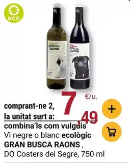 BonpreuEsclat Eco - vi negre o blanc lògic oferta