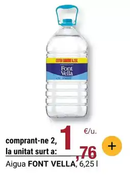 BonpreuEsclat Font vella - aigua oferta