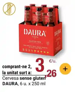 BonpreuEsclat Daura - cervesa sense gluten oferta