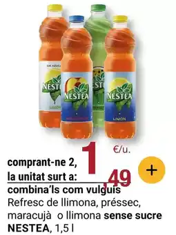 BonpreuEsclat Nestea - refresc de llimona, préssec, maracujá o llimona sense sucre oferta