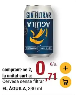 BonpreuEsclat El águila negra - cervesa sense filtrar oferta