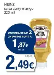 Keisy Heinz - salsa curry mango oferta