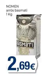 Keisy Nomen - arròs basmati oferta