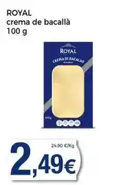Keisy Royal - crema de bacalla oferta