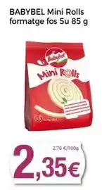 Keisy Babybel - mini rolls formatge fos oferta