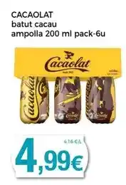 Keisy Cacaolat - batut cacau ampolla oferta