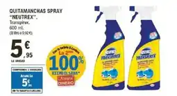 E.Leclerc NEUTREX Quitamanchas spray oferta