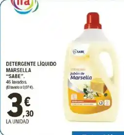 E.Leclerc IFA SABE Detergente líquido marsella oferta