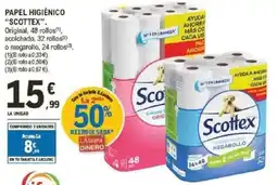 E.Leclerc SCOTTEX Papel higiénico oferta